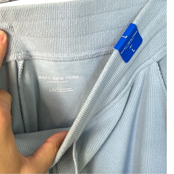 Marc New York baby blue sweatpants size L NWT D-11 - Picture 5 of 7